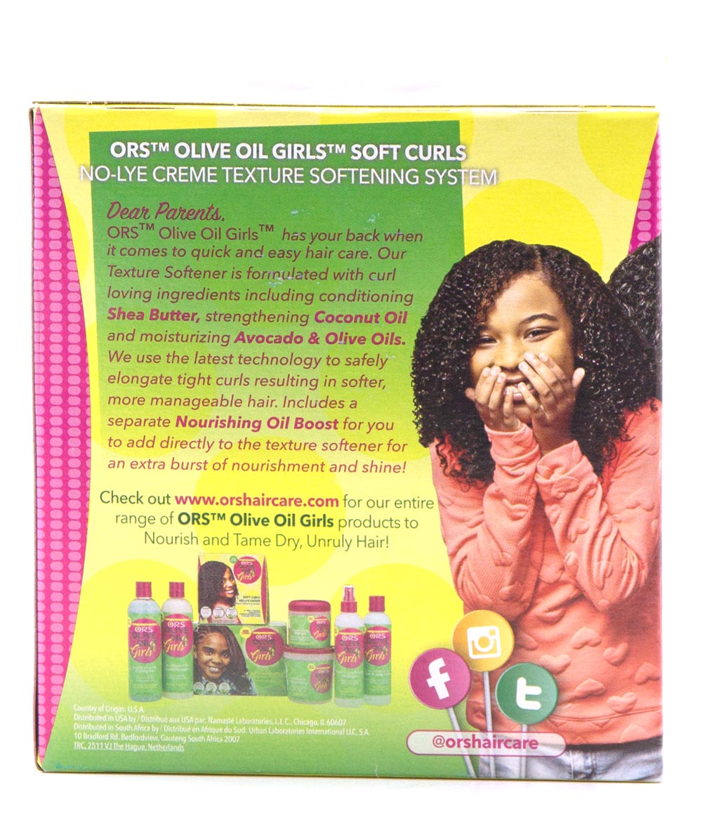 Ors Girls Olive Oil Soft Curls No-Lye Creme 1App