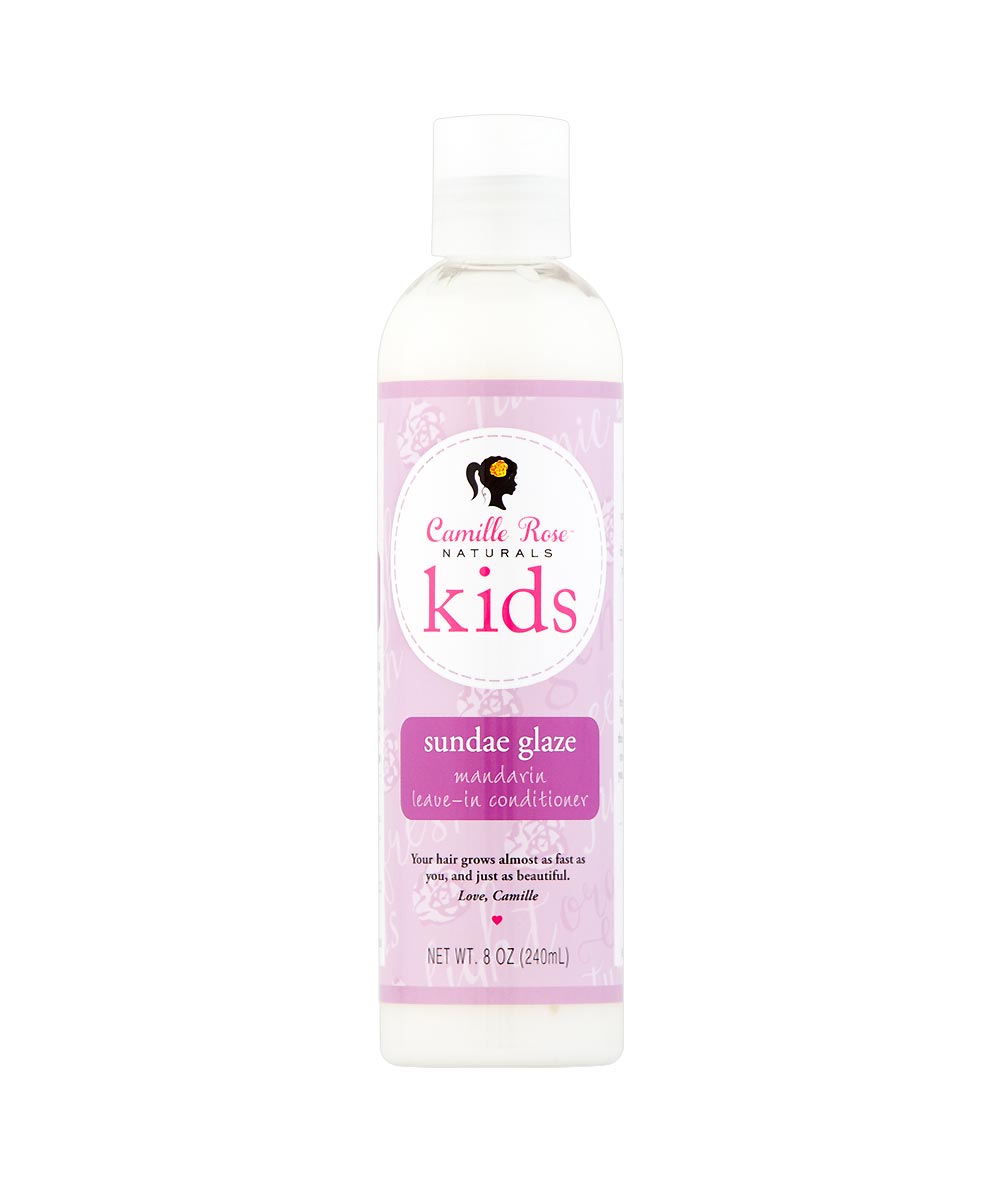Camille Rose Kids Sundae Glaze Mandarin Leave-In Conditionerr 8oz, HAIR CARE - Cloré Beauty