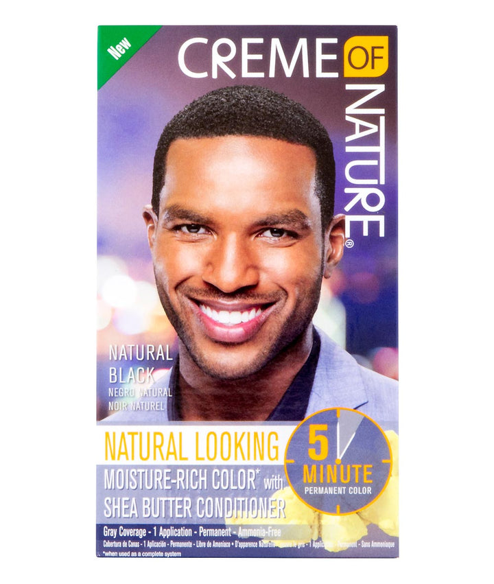 Creme Of Nature Natural Looking Moisture-Rich Color For Men