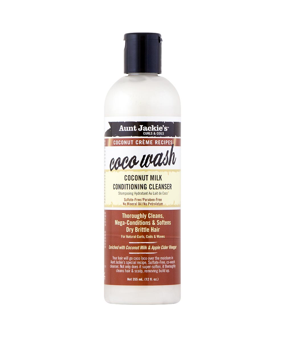 Aunt Jackie's Ccr Coco Wash Coconut Milk Conditioning Cleanser 12oz, Hair Care - Cloré Beauty