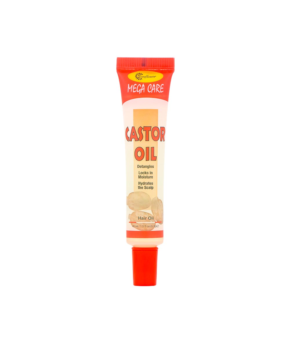 Sunflower Mega Care Castor Oil Hair Oil Tube 1.5Oz