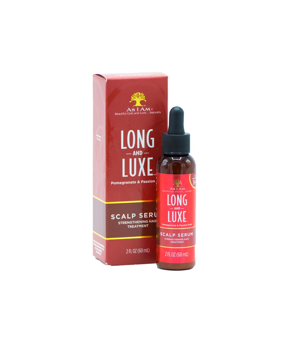As I Am Long And Luxe Pomegranate & Passion Fruit Scalp Serum 2oz, Hair Care - Cloré Beauty