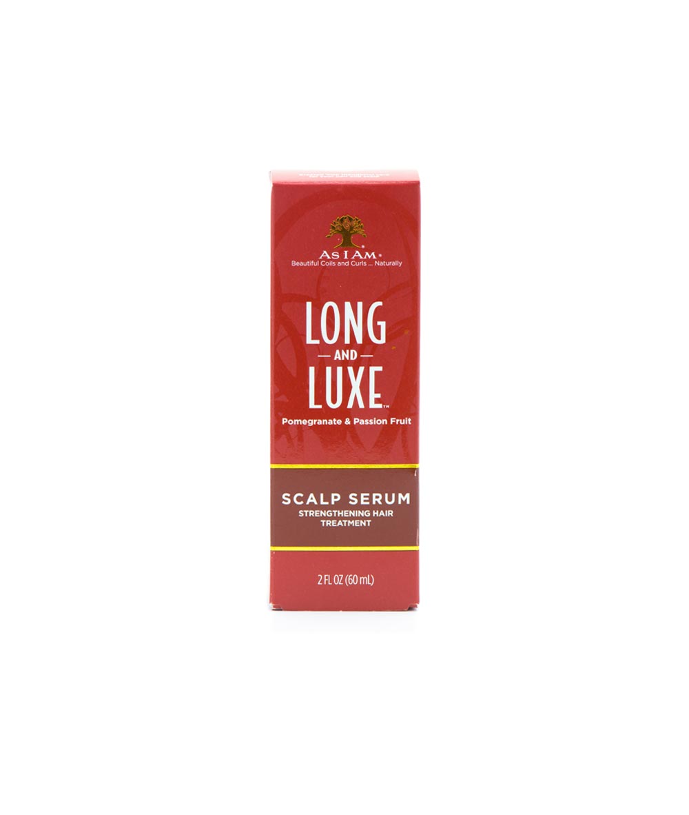 As I Am Long And Luxe Pomegranate & Passion Fruit Scalp Serum 2oz, Hair Care - Cloré Beauty