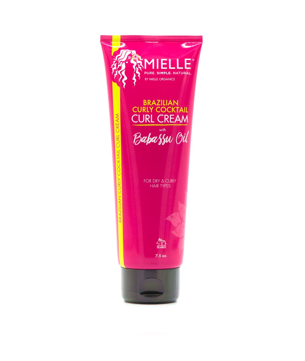 Mielle Organics Babassu Brazilian Curly Cocktail Curl Cream 7.5Oz