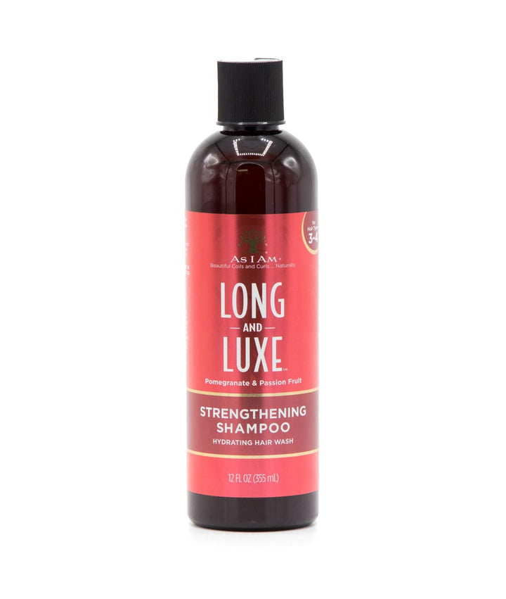 As I Am Long And Luxe Pomegranate & Passion Fruit Strengthening Shampoo 12oz