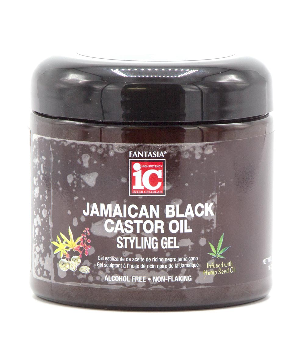Fantasia Ic Styling Gel[Jamaican Black Castor Oil] 16Oz, HAIR CARE - Cloré Beauty