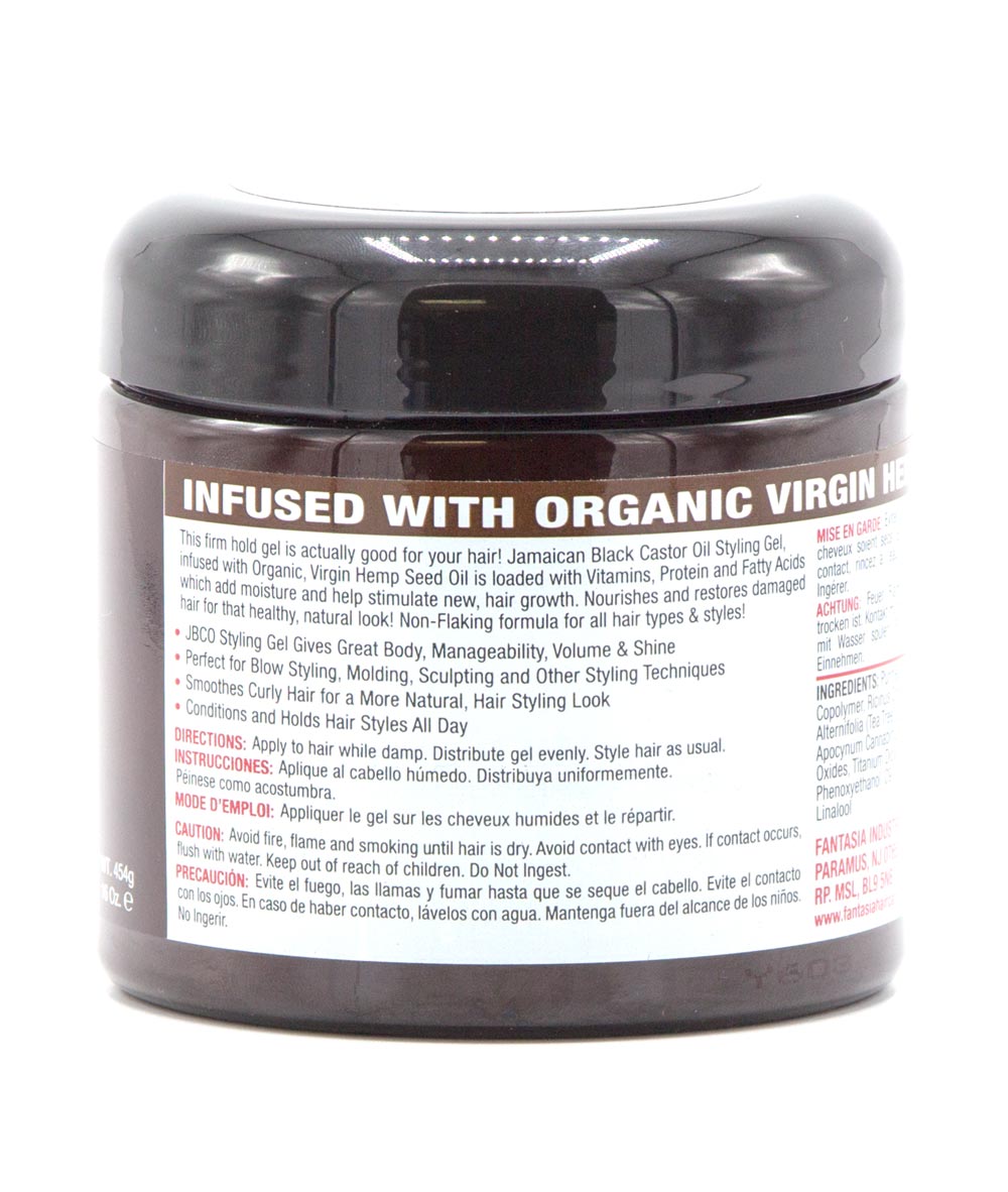 Fantasia Ic Styling Gel[Jamaican Black Castor Oil] 16Oz, HAIR CARE - Cloré Beauty