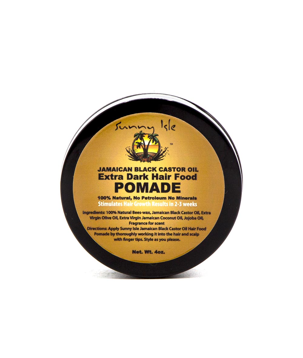 Sunny Isle Jamaican Black Castor Oil Hair Food Pomade[Extra Dark] 4oz