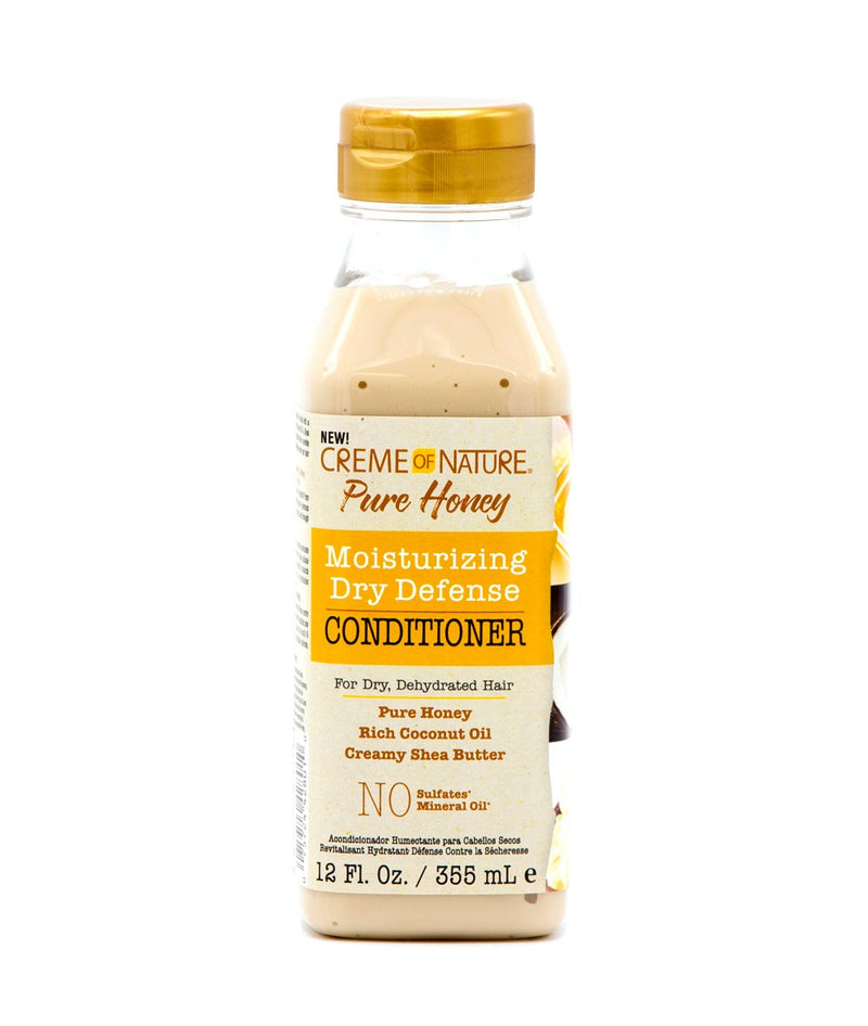 Creme Of Nature Pure Honey Moisturizing Dry Defense Conditioner 12Oz