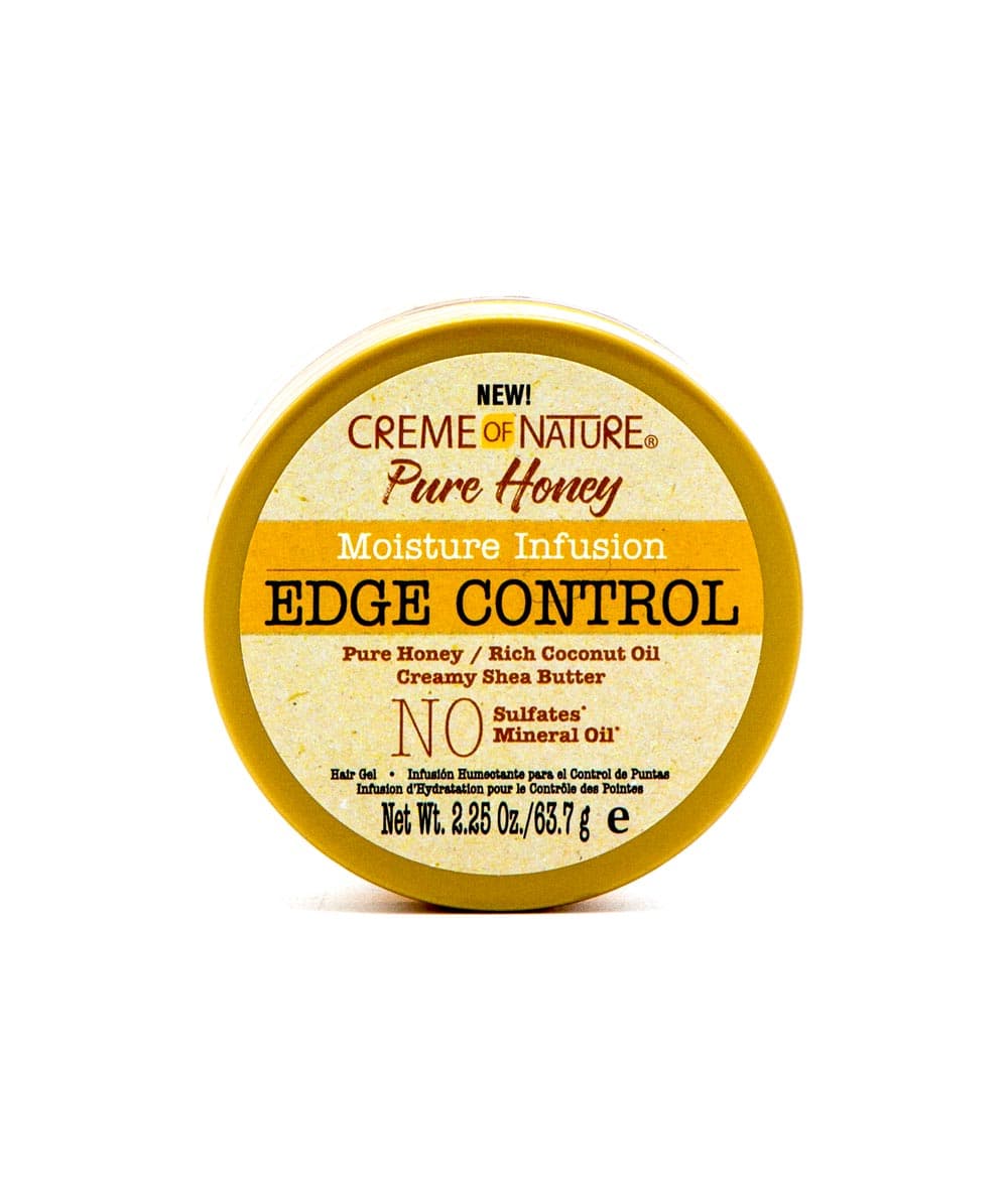 Creme Of Nature Pure Honey Moisture Infusion Edge Control 2.25Oz, Hair Care - Cloré Beauty
