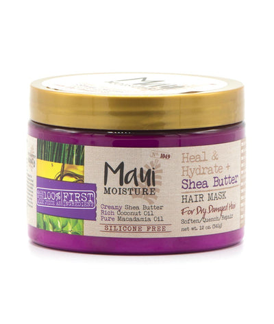 Maui Moisture Heal&Hydrate Shea Butter Hair Mask 12Oz