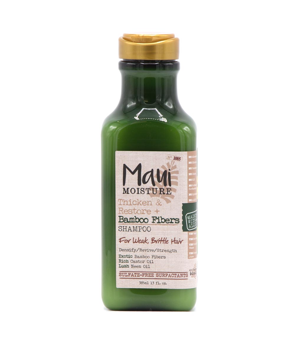 Maui Moisture Thicken&Restore Bamboo Fibers Shampoo 13Oz, HAIR CARE - Cloré Beauty