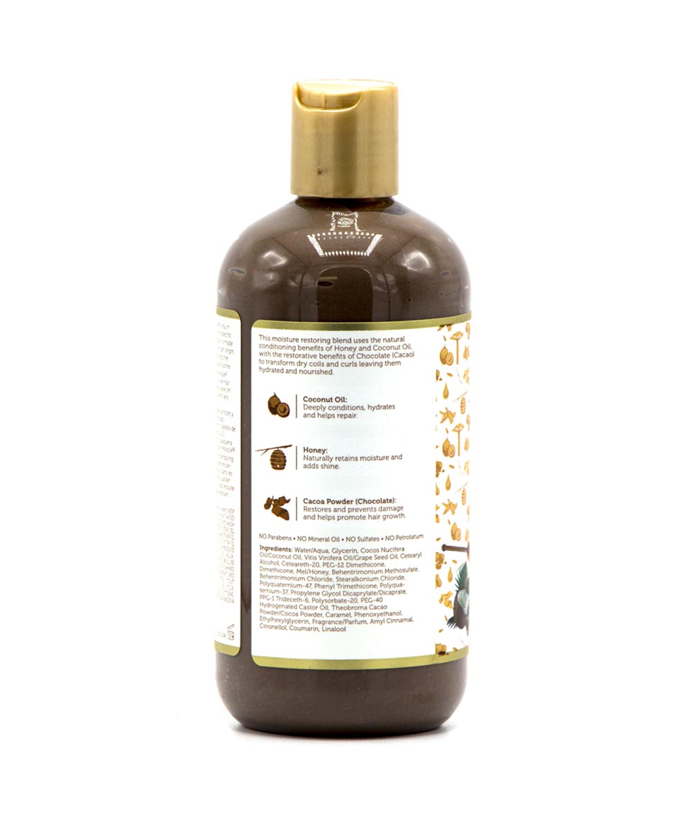 African Pride Moisture Miracle Honey, Chocolate & Coconut Oil Conditioner 12oz, HAIR CARE - Cloré Beauty