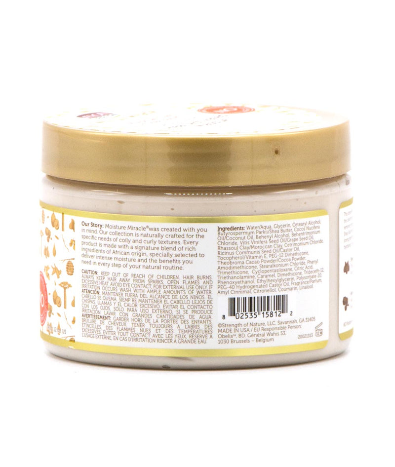 African Pride Moisture Miracle Moroccan Clay&Shea Butter Heat Activated Masque 1