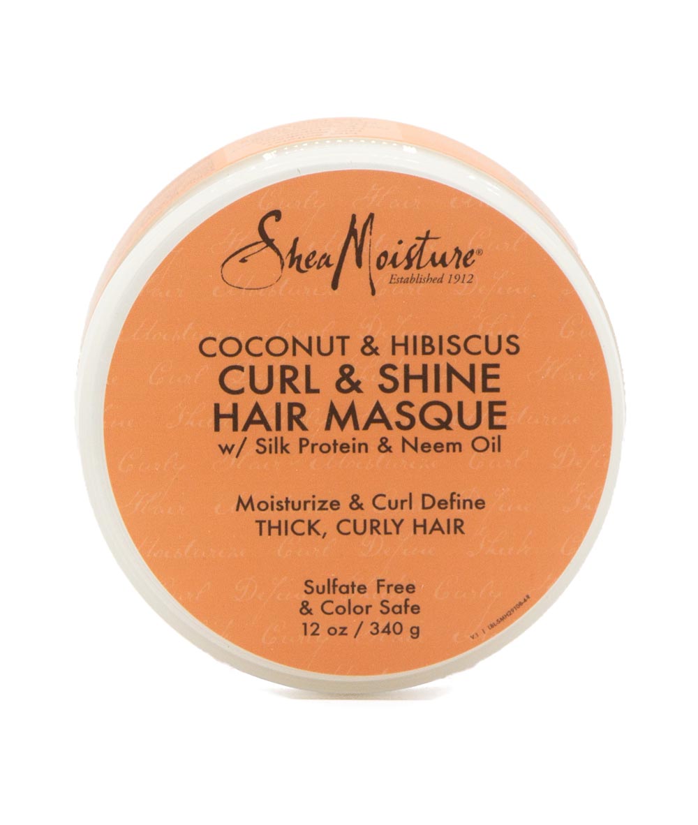 SheaMoisture Coconut & Hibiscus Hair Masque 12oz, HAIR CARE - Cloré Beauty