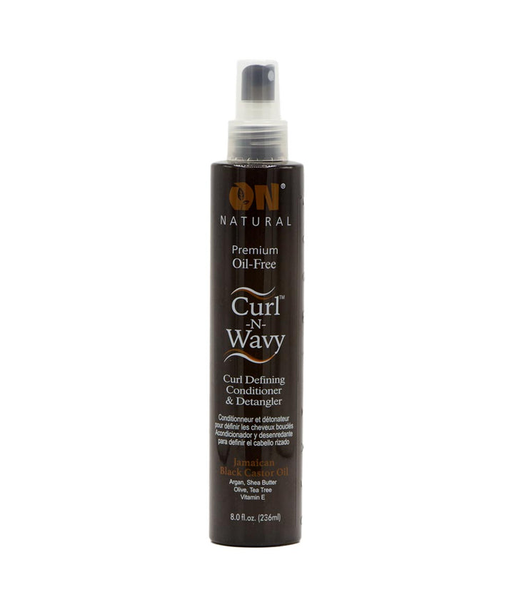 On Natural Curl-N-Wavy Curl Defining Conditioner&Detangler 8Oz