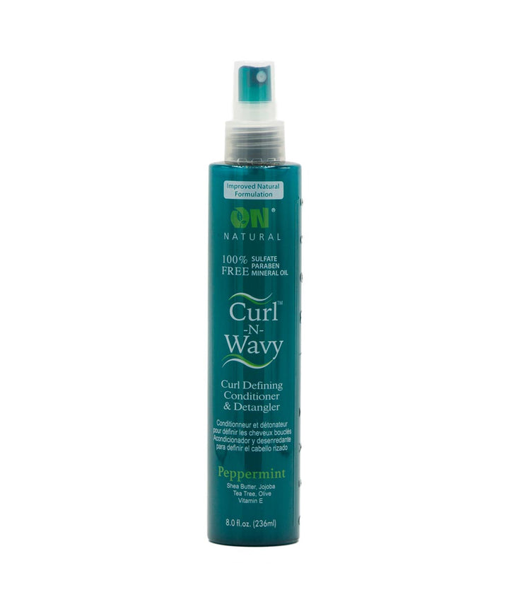 On Natural Curl-N-Wavy Curl Defining Conditioner&Detangler 8Oz