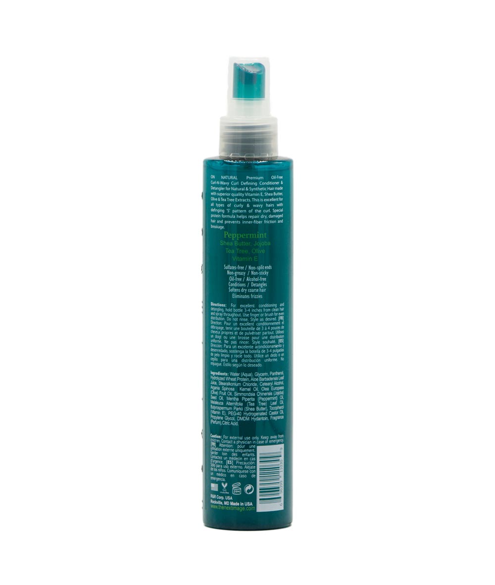 On Natural Curl-N-Wavy Curl Defining Conditioner&Detangler 8Oz