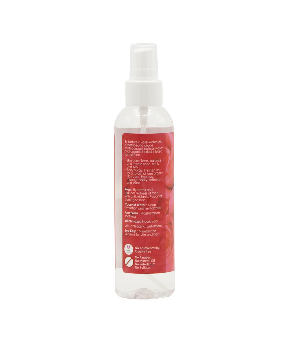 By Natures Rose Water Mist 6oz, SKIN CARE - Cloré Beauty