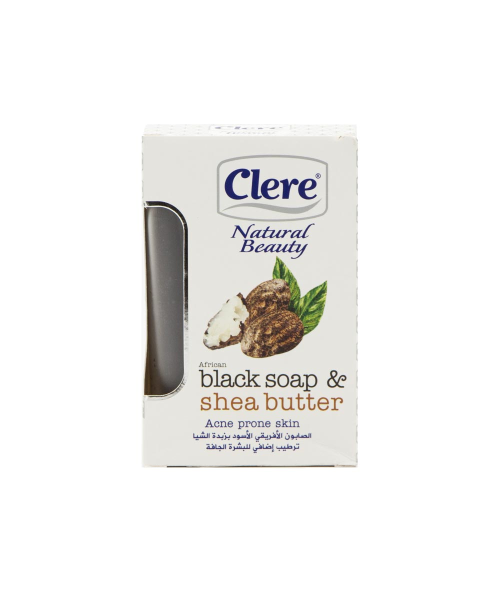 Clere Soap[African Black Soap&Shea Butter] 5.2Oz, SKIN CARE - Cloré Beauty