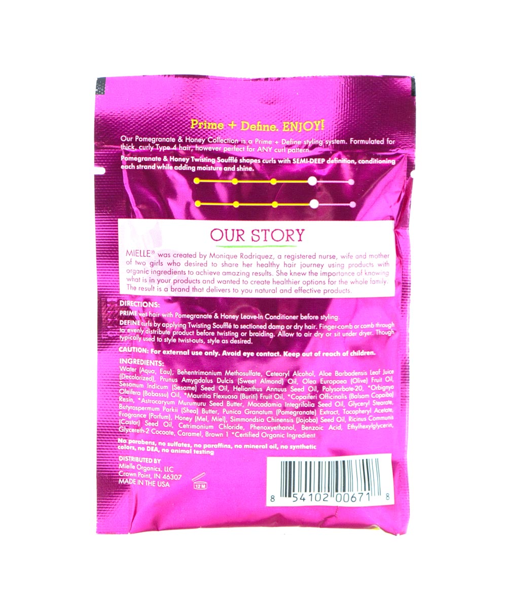Mielle Organics Pomegranate&Honey Twisting Souffle 1.75Oz, HAIR CARE - Cloré Beauty