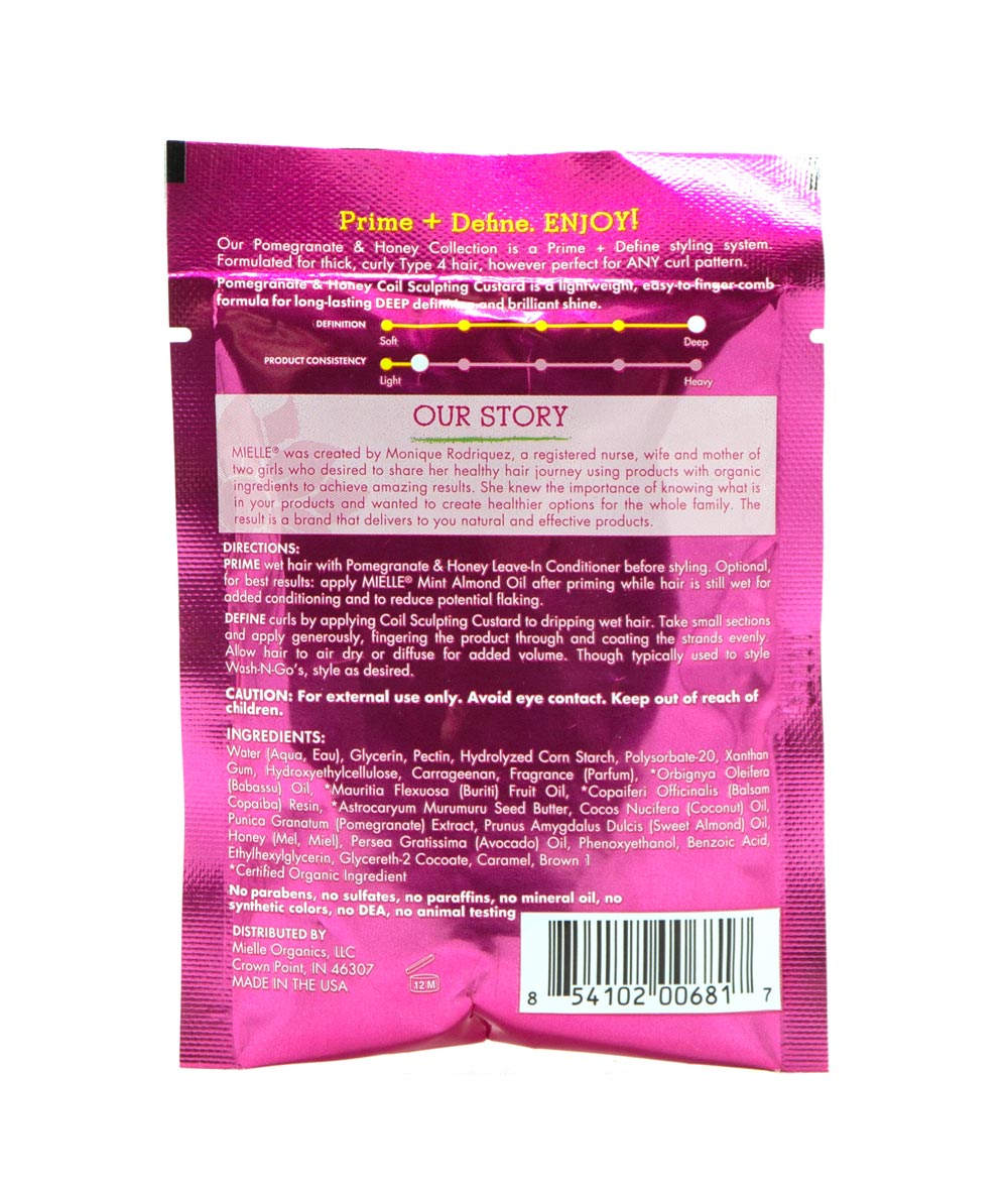 Mielle Organics Pomegranate&Honey Coil Sculpting Custard 1.75Oz, HAIR CARE - Cloré Beauty