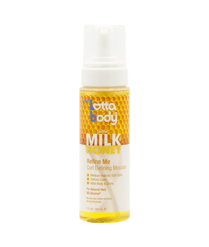 Lottabody Milk&Honey Refine Me Curl Defining Mousse 7Oz