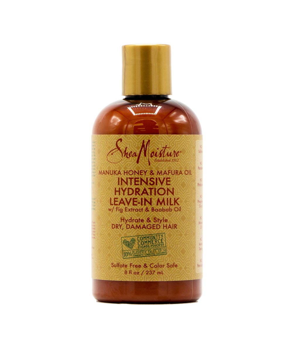 SheaMoisture Manuka Honey&Mafura Oil Intensive Hydration Leave-In Milk 8Oz, HAIR CARE - Cloré Beauty