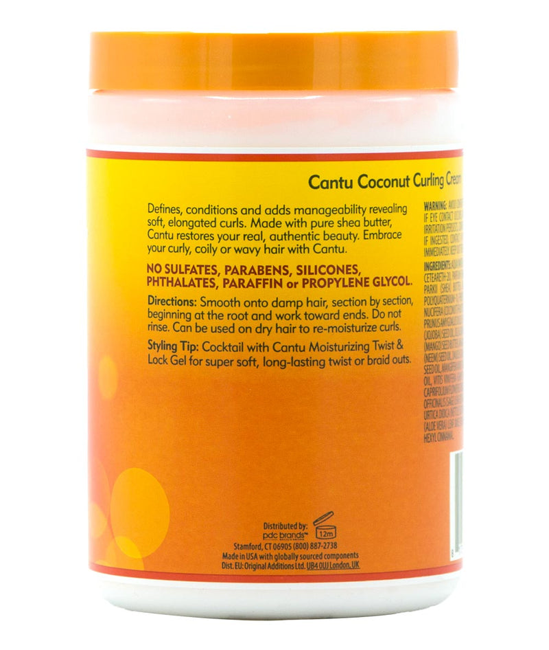 Cantu Shea Butter For Natural Hair Coconut Curling Cream 25Oz
