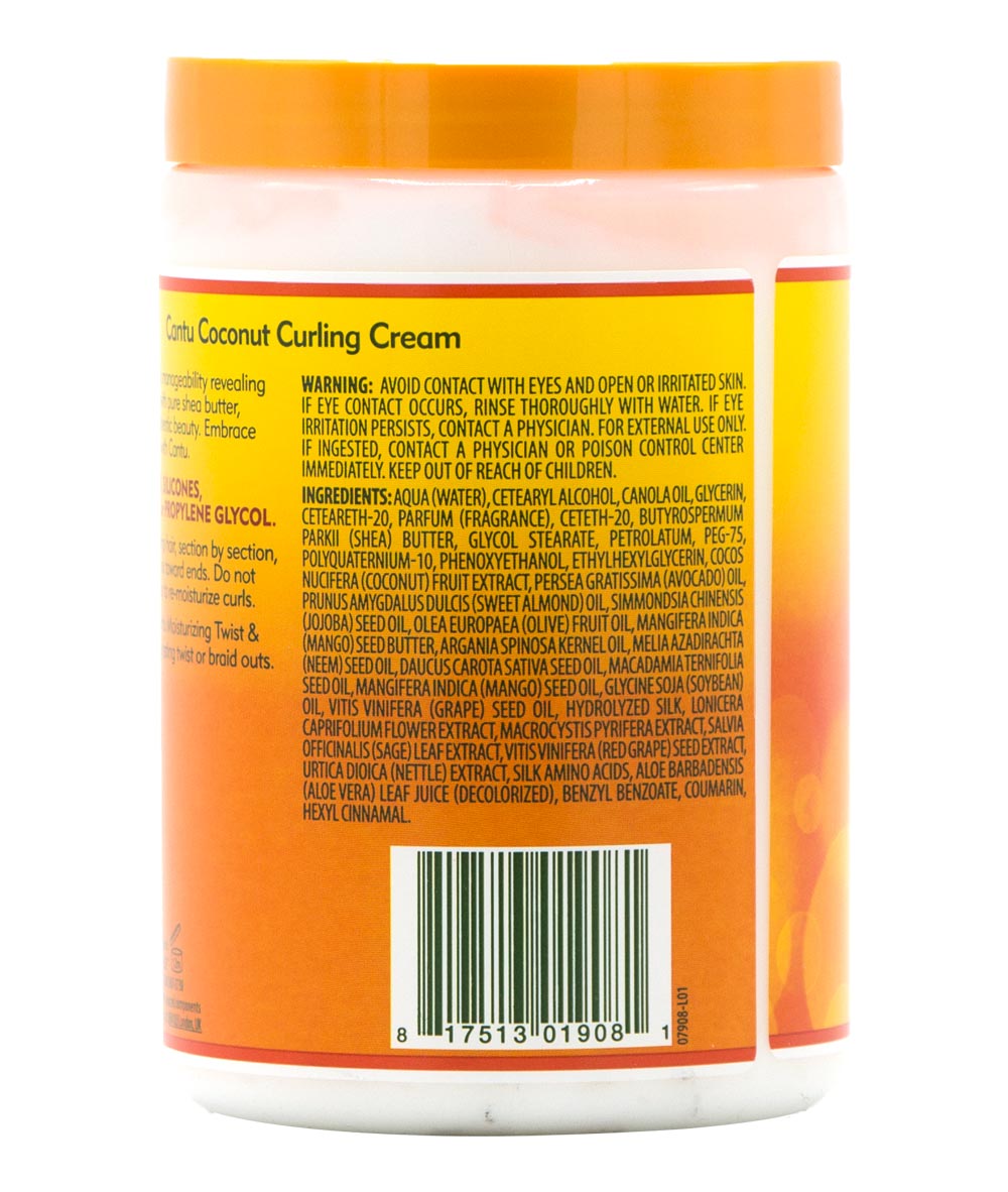 Cantu Shea Butter For Natural Hair Coconut Curling Cream 25Oz