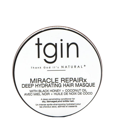 Tgin Miracle Repairx Deep Hydration Hair Masque 12Oz