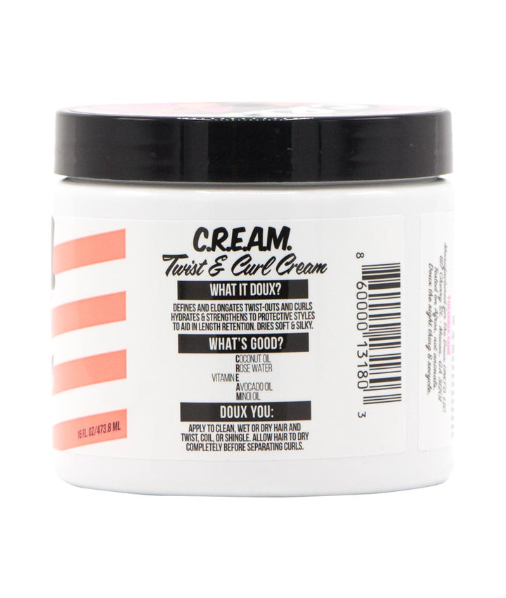 The Doux C.R.E.A.M. Twist & Curl Cream 16oz