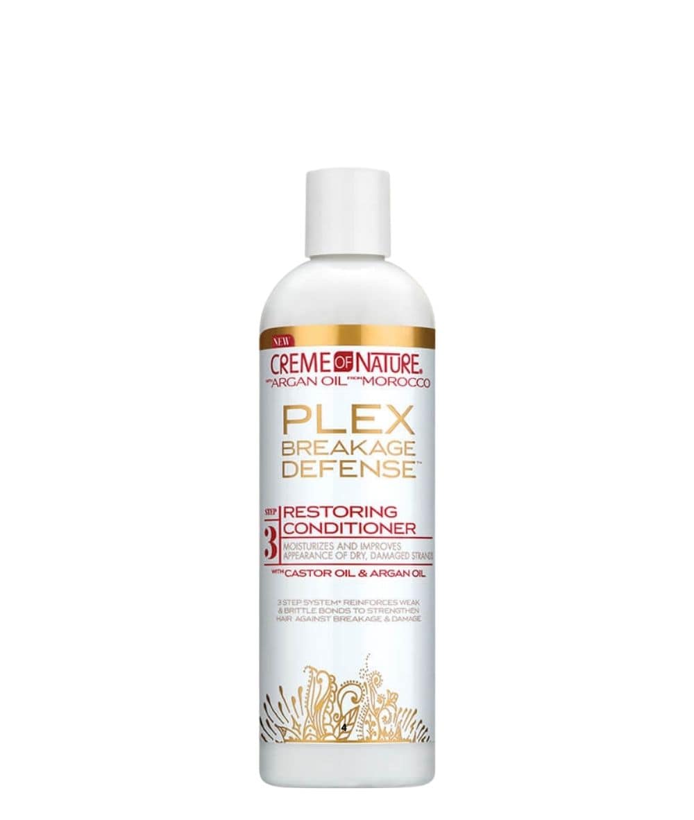 Creme Of Nature Argan Oil Plex Breakage Defense Step3 Restoring Conditioner 12oz, HAIR CARE - Cloré Beauty