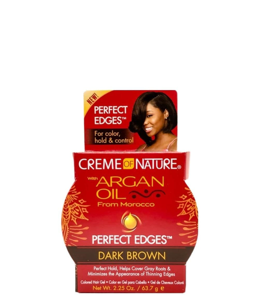 Creme Of Nature Argan Oil Perfect Edges Edge Control Gel Black 63.7g :  : Beauty