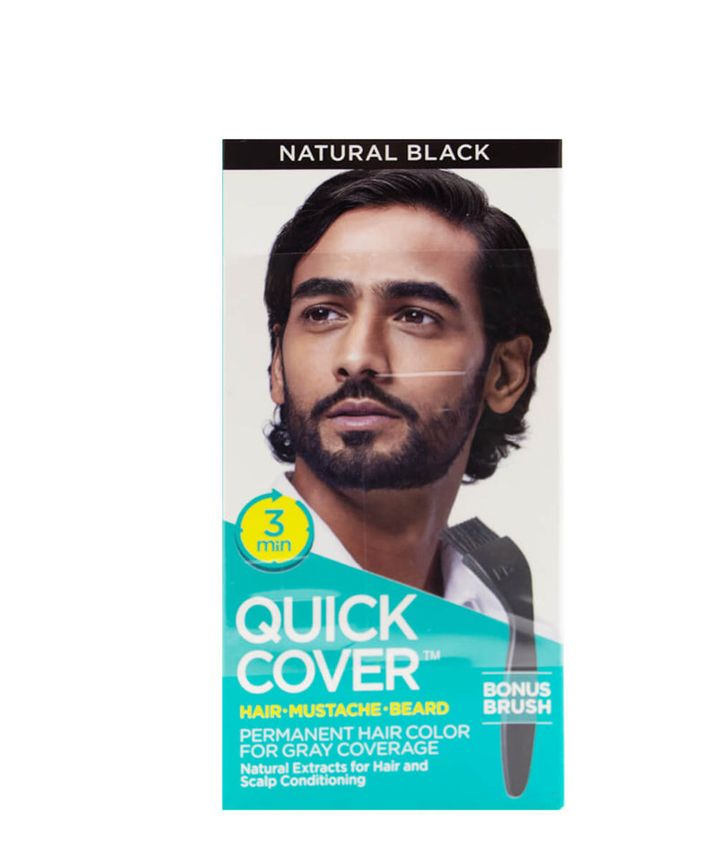 Kiss Quick Cover Permanent Hair Color Hair Mustache Beard For Men 