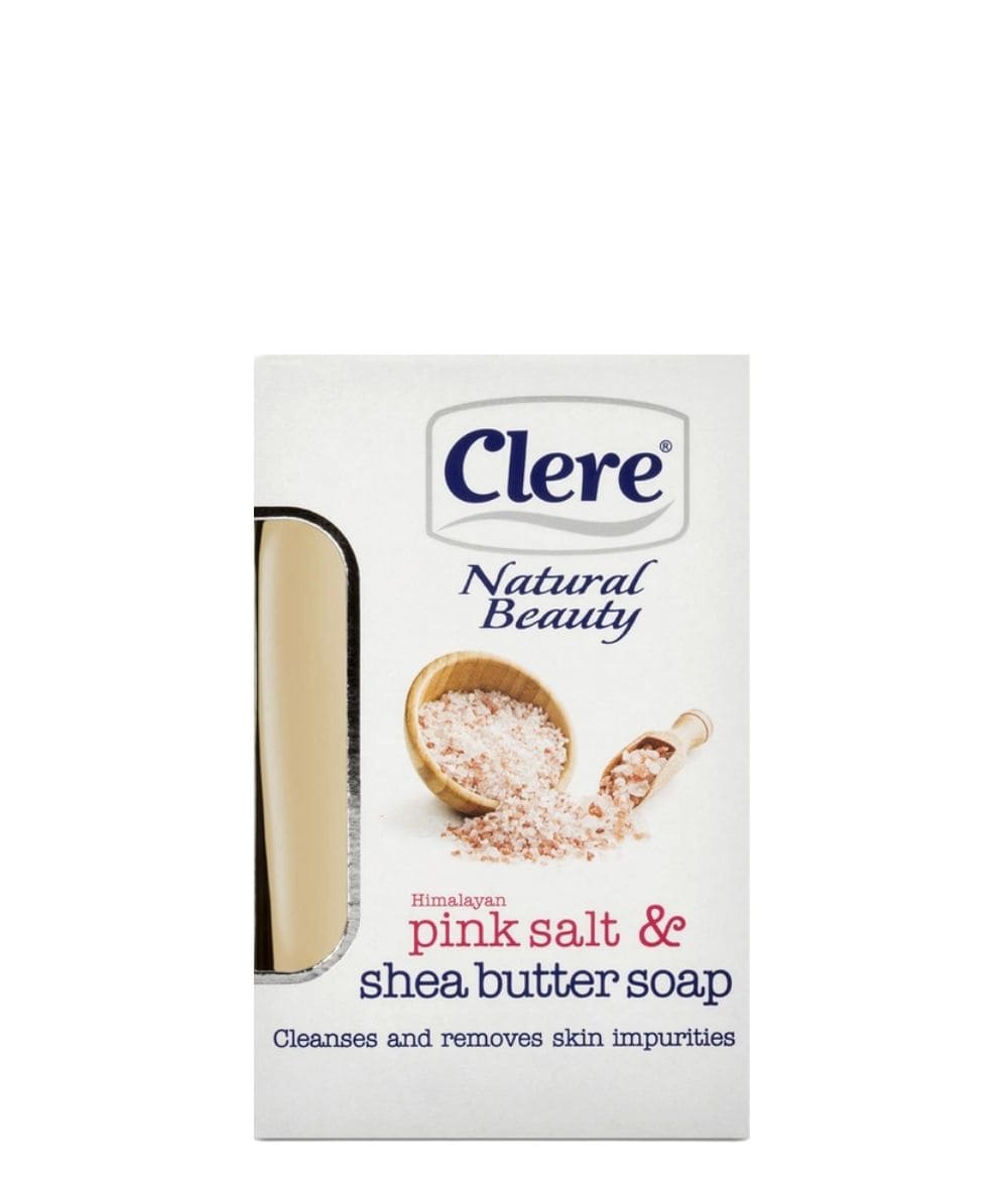 Clere Pink Salt&Shea Butter Soap 5.2Oz, SKIN CARE - Cloré Beauty