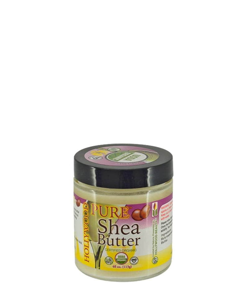 Hollywood Beauty Pure Certified Organic Shea Butter 4Oz
