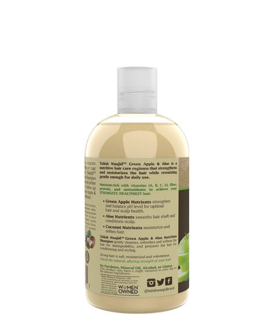 Taliah Waajid Green Apple And Aloe Nutrition Shampoo 12Oz