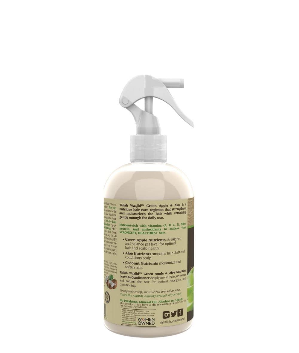 Taliah Waajid Green Apple And Aloe Nutrition Leave In Conditioner 12Oz, HAIR CARE - Cloré Beauty
