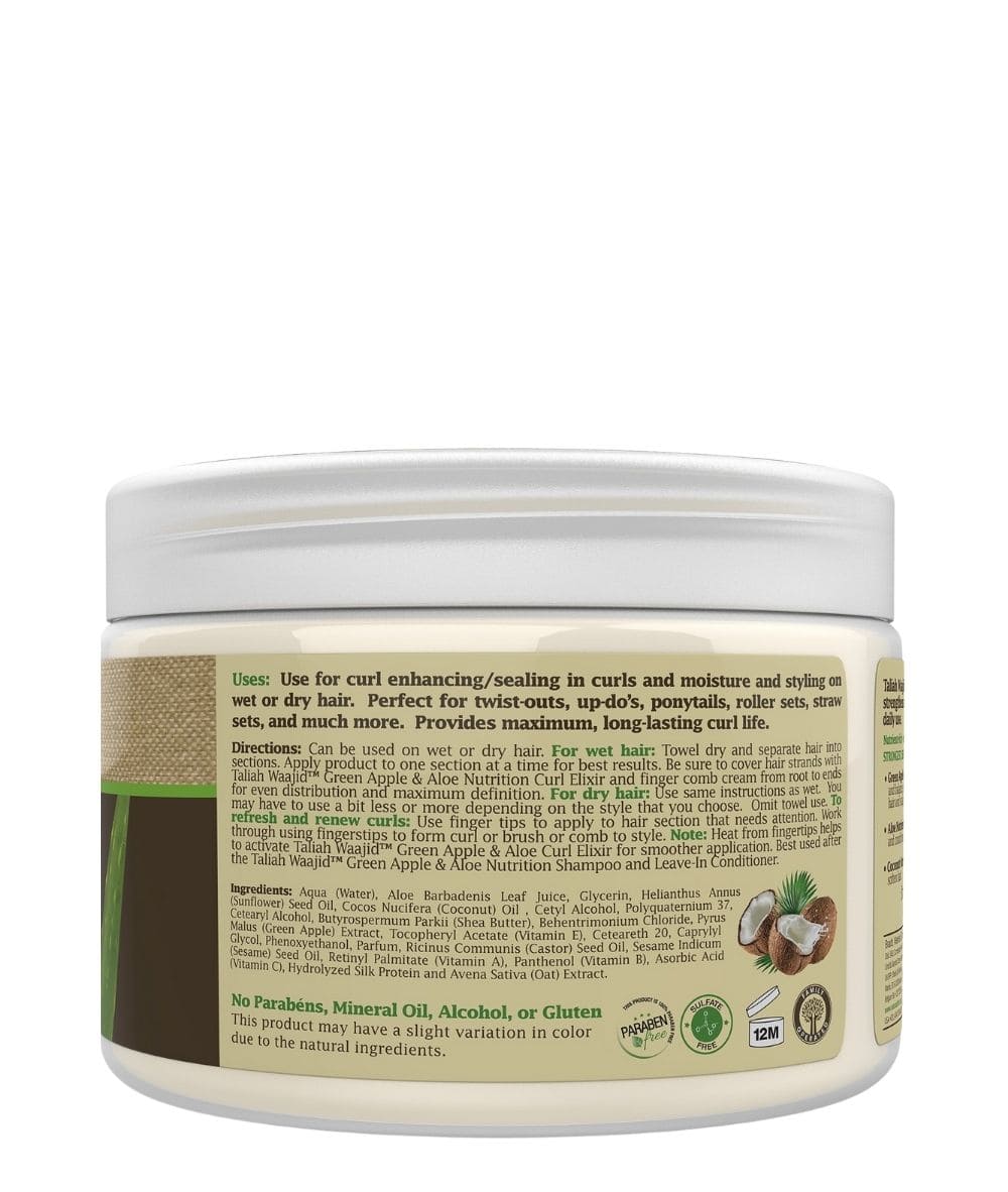 Taliah Waajid Green Apple And Aloe Nutrition Hold Me Down Gello 12oz, HAIR CARE - Cloré Beauty