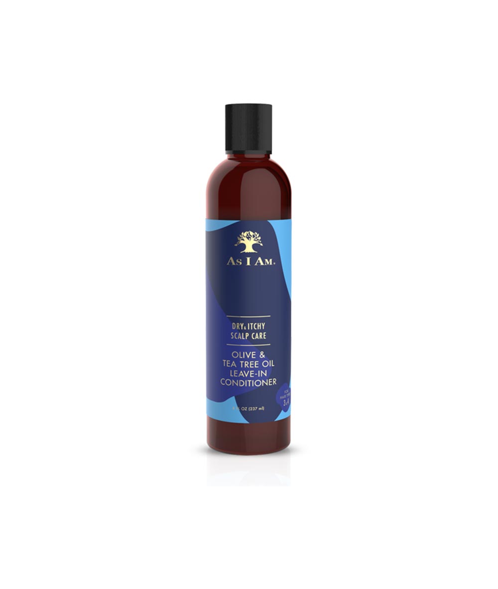 AS I AM Dry & Itchy Scalp Care Olive & Tea Tree Leave In Conditioner 8oz