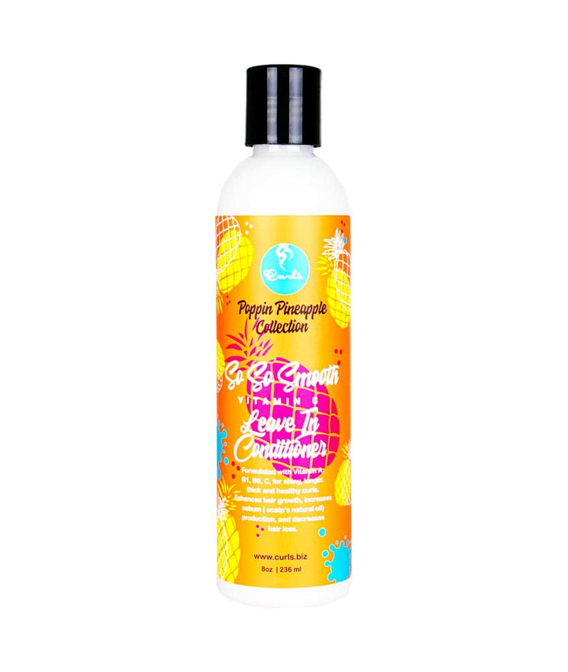 Curls Popin Pineapple Collection So So Smooth Leave In Conditioner 8Oz