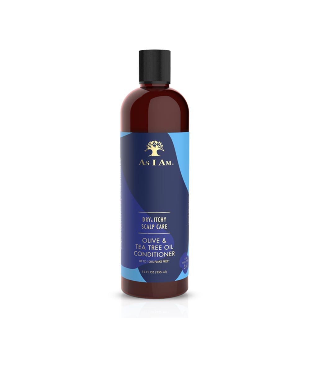 AS I AM Dry & Itchy Scalp Care Olive & Tea Tree Conditioner 12oz