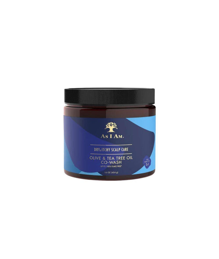 As I Am Dry & Itchy Scalp Care Olive & Tea Tree Co-Wash 16oz, HAIR CARE - Cloré Beauty