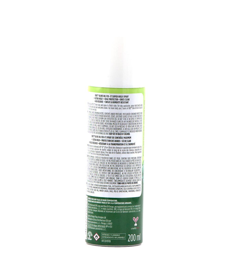 Ors Olive Oil Fix It Super Hold Spray 6.2Oz