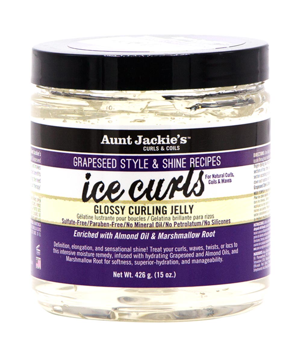 Aunt Jackie'S Grapeseed Ice Curls Glossy Curling Jelly 15Oz