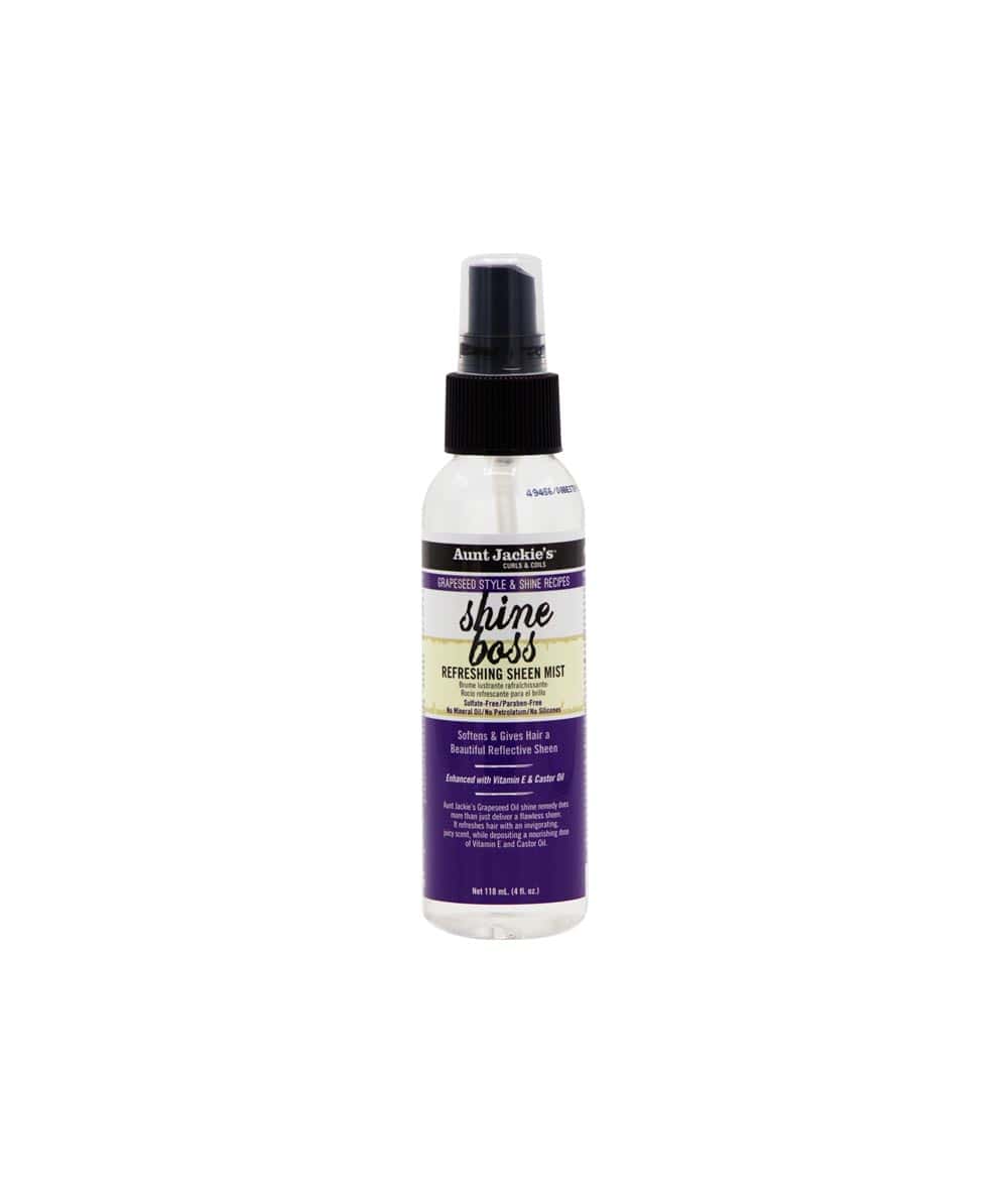 Aunt Jackie'S Grapeseed Shine Boss Refreshing Sheen Mist 4Oz