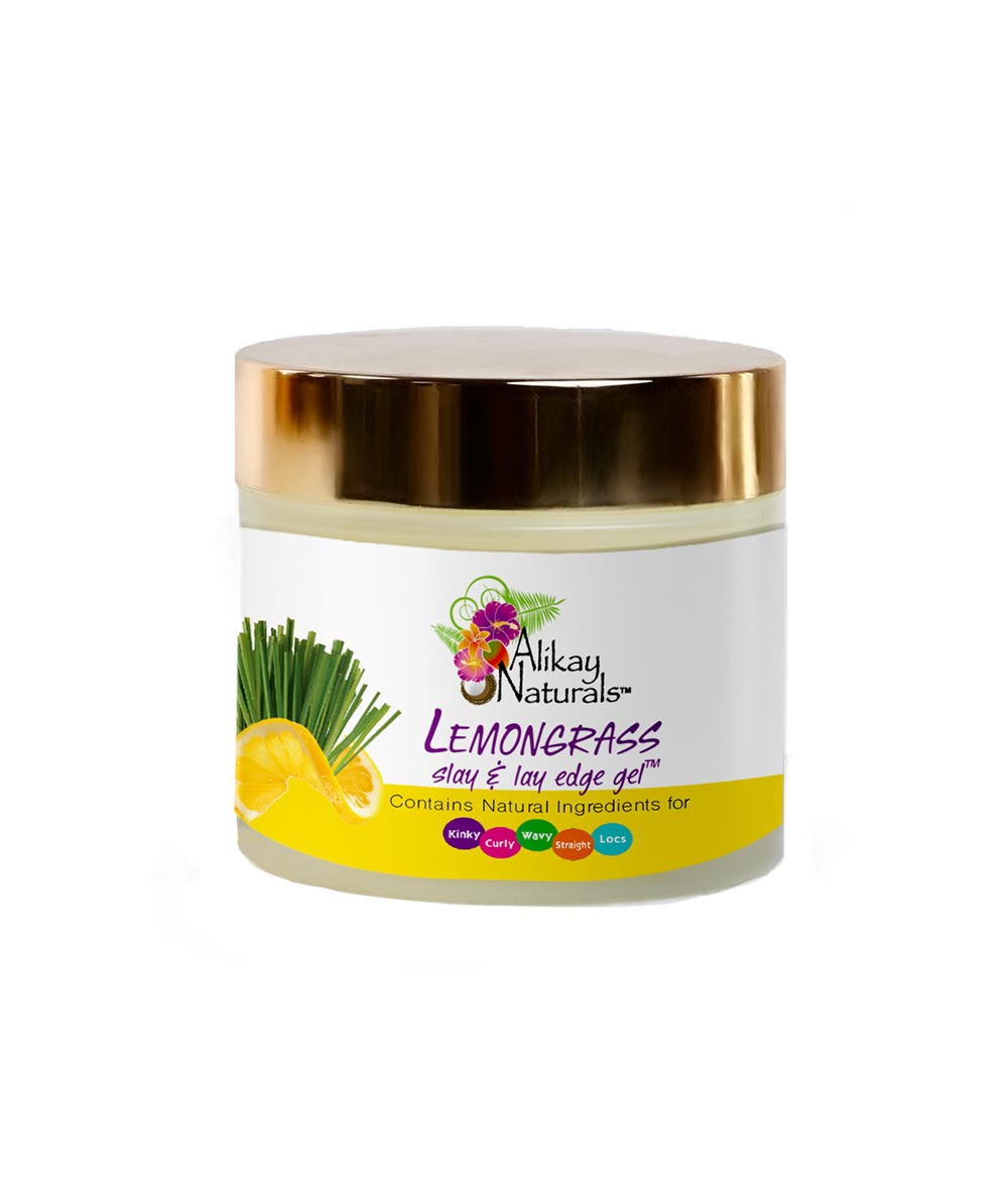 Alikay Naturals Lemongrass Slay&Lay Edge Gel 4Oz