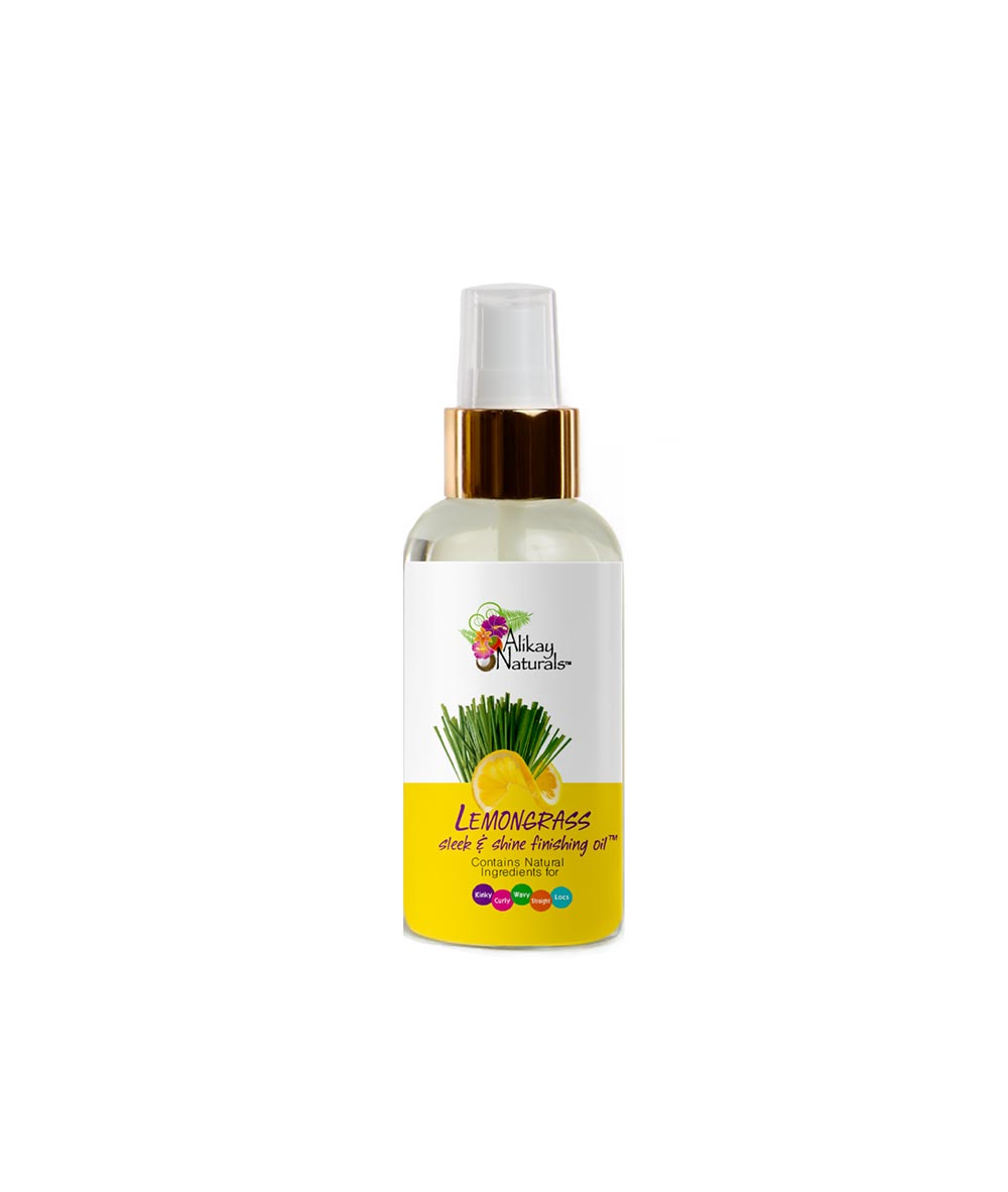 Alikay Naturals Lemongrass Sleek&Shine Finishing Oil 4Oz