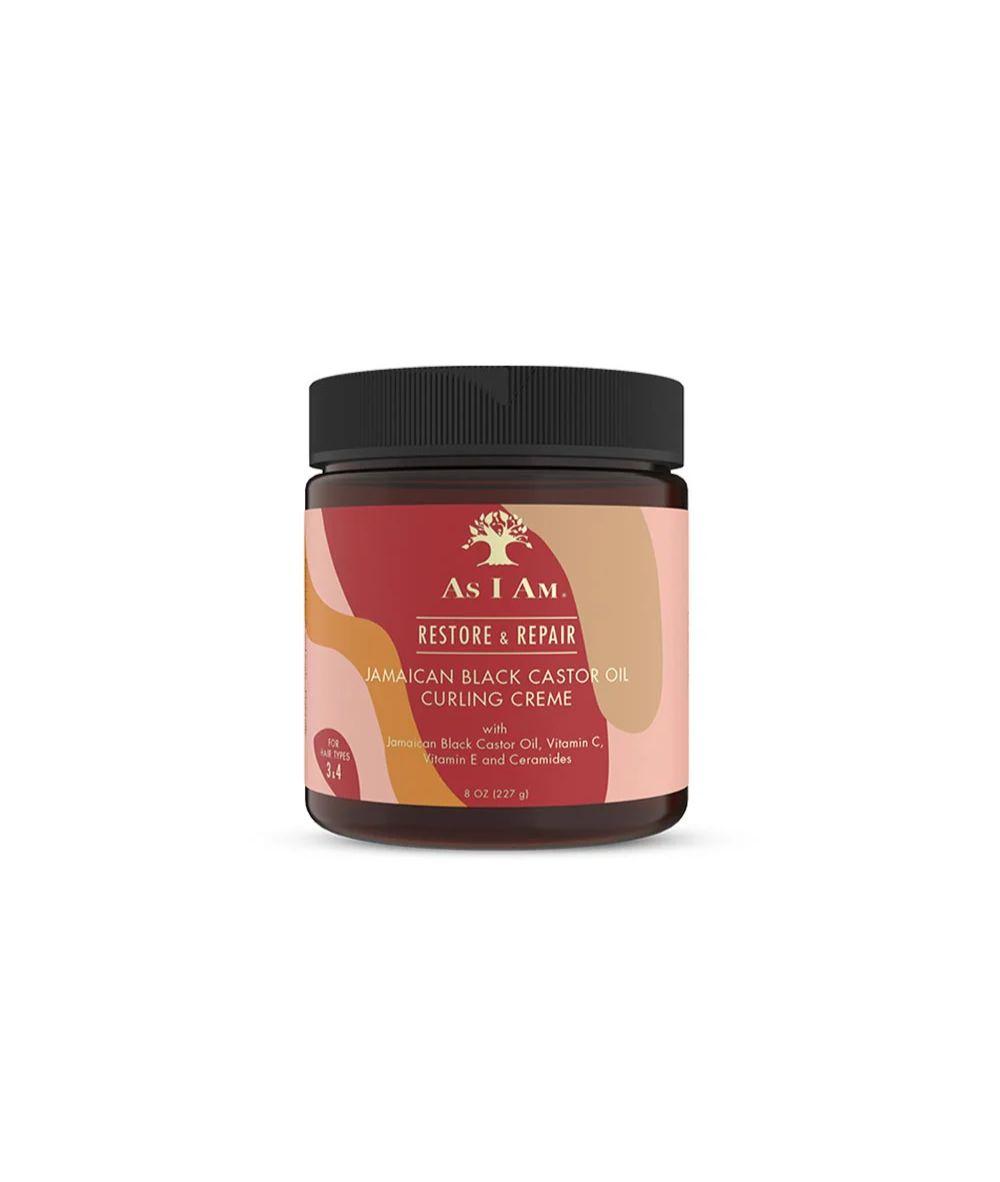 As I Am Restore&Repair Jamaican Black Castor Oil Curling Creme 8oz, HAIR CARE - Cloré Beauty